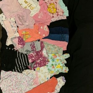 29 piece 0-3 mo girl lot